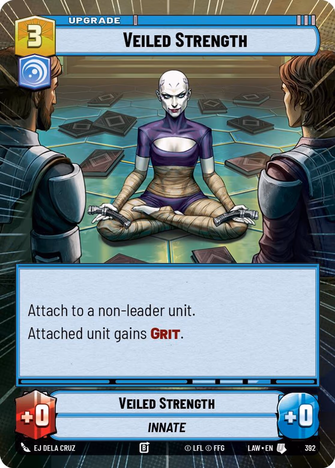 Veiled Strength LAW-392 Hyperspace Star Wars Unlimited card