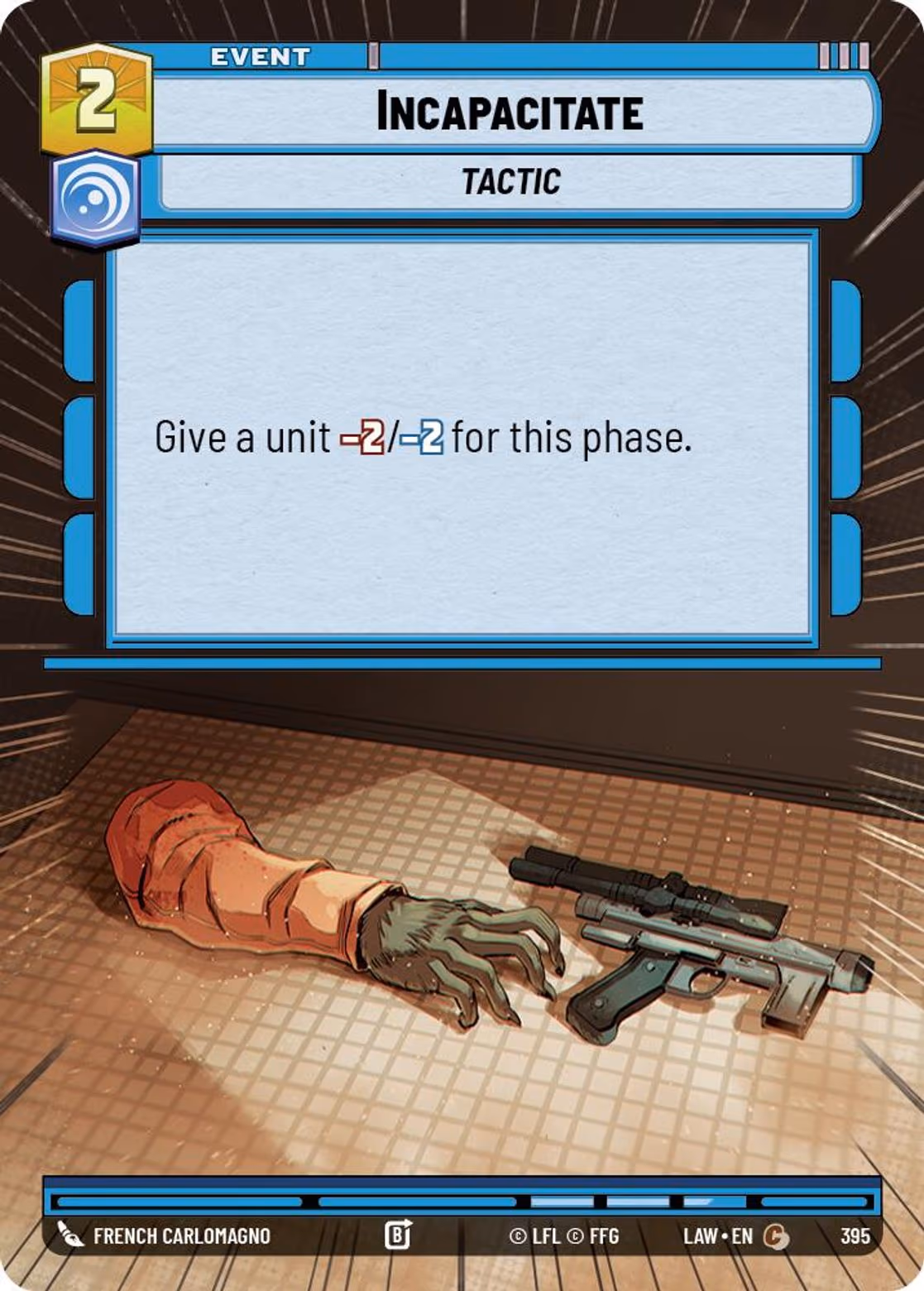 Incapacitate LAW-395 Hyperspace Star Wars Unlimited card
