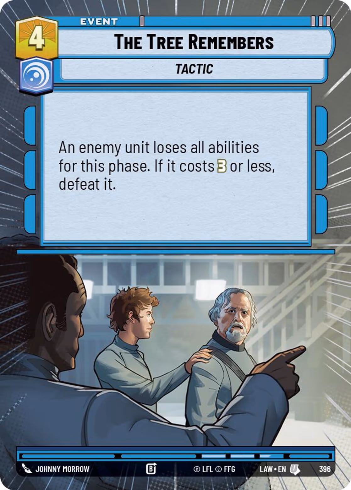The Tree Remembers LAW-396 Hyperspace Star Wars Unlimited card