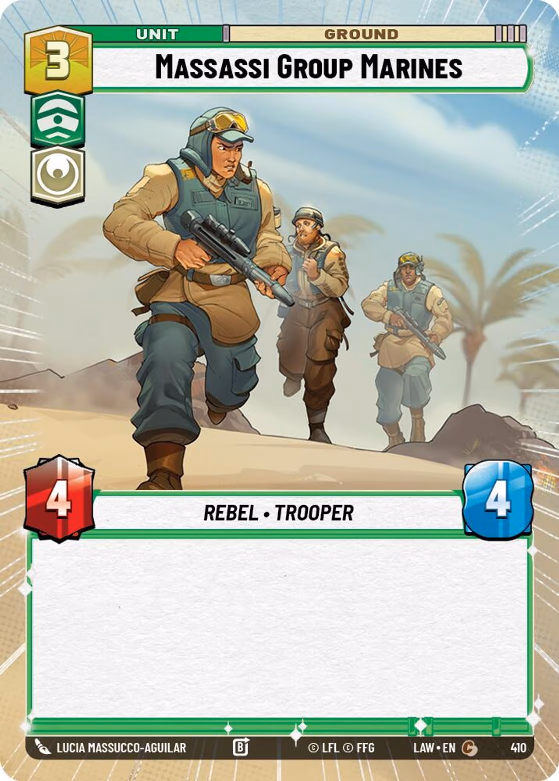 Massassi Group Marines LAW-410 Hyperspace Star Wars Unlimited card