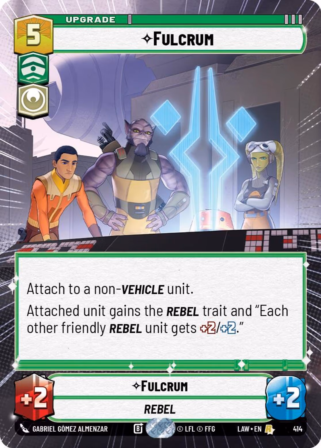 Fulcrum LAW-414 Hyperspace Star Wars Unlimited card