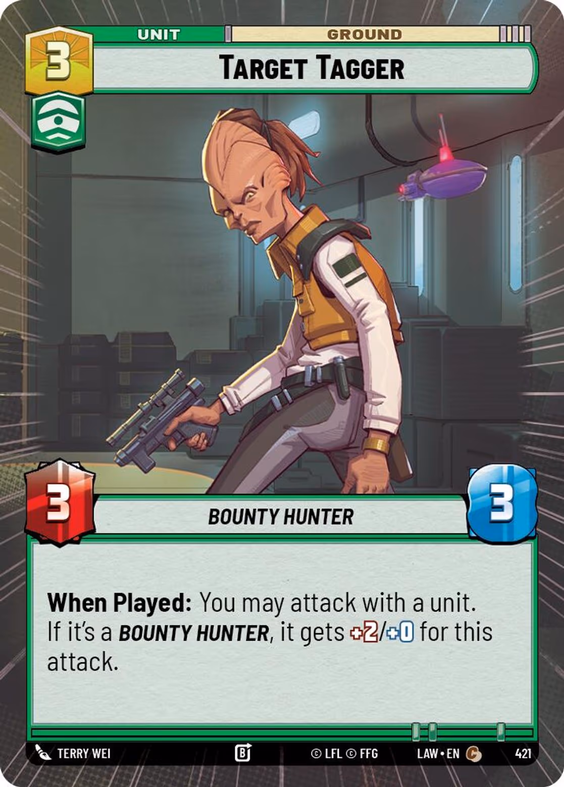 Target Tagger LAW-421 Hyperspace Star Wars Unlimited card