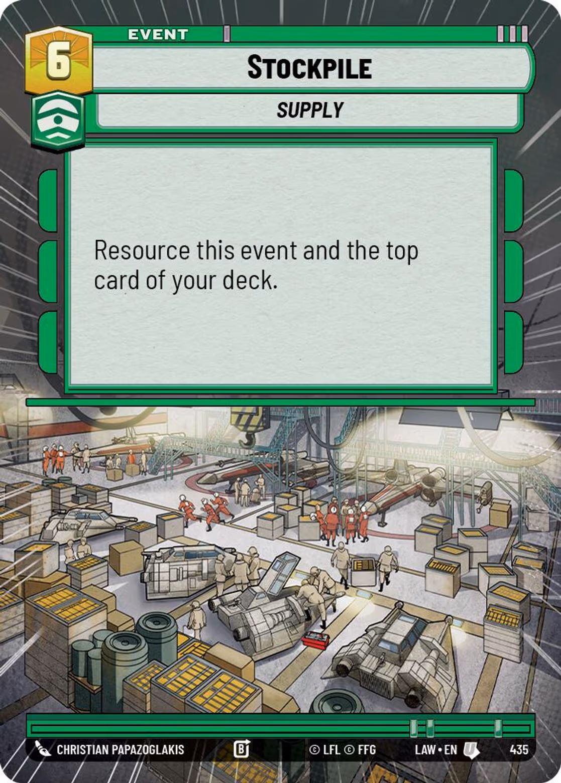 Stockpile LAW-435 Hyperspace Star Wars Unlimited card