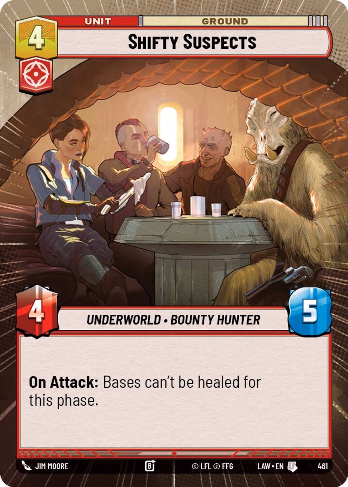 Shifty Suspects LAW-461 Hyperspace Star Wars Unlimited card