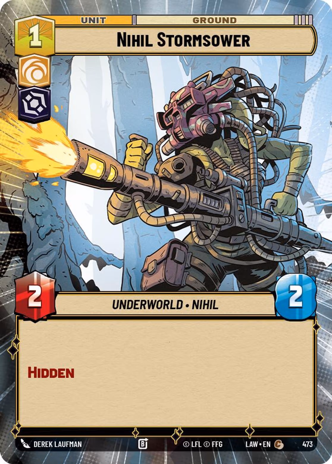 Nihil Stormsower LAW-473 Hyperspace Star Wars Unlimited card