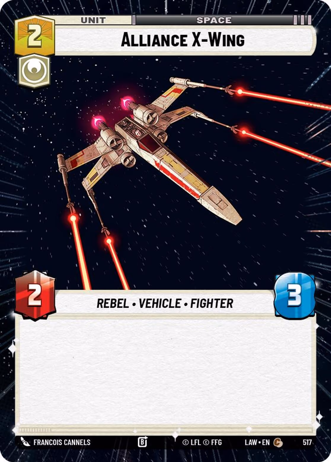 Alliance X-Wing LAW-517 Hyperspace Star Wars Unlimited card