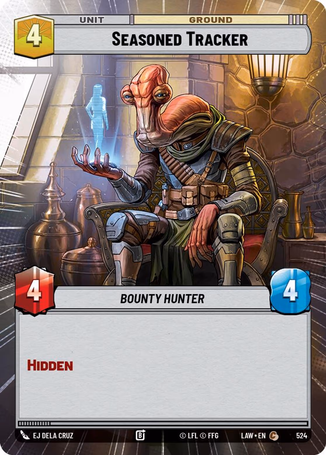 Seasoned Tracker LAW-524 Hyperspace Star Wars Unlimited card