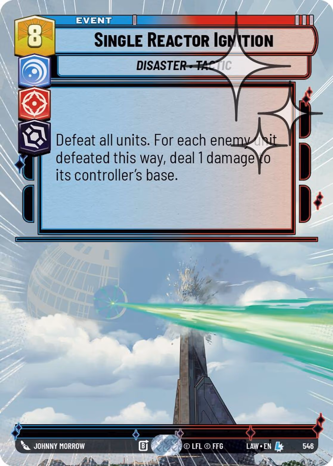 Single Reactor Ignition LAW-546 Hyperspace Foil Star Wars Unlimited card