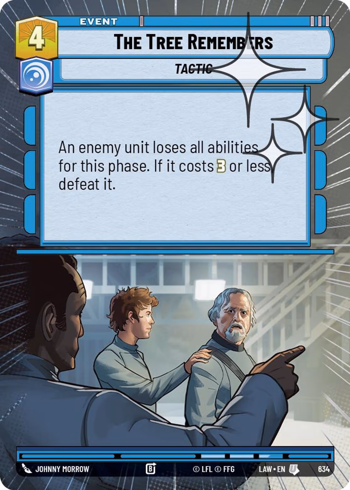 The Tree Remembers LAW-634 Hyperspace Foil Star Wars Unlimited card