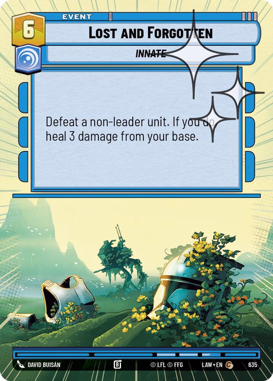 Lost and Forgotten LAW-635 Hyperspace Foil Star Wars Unlimited card