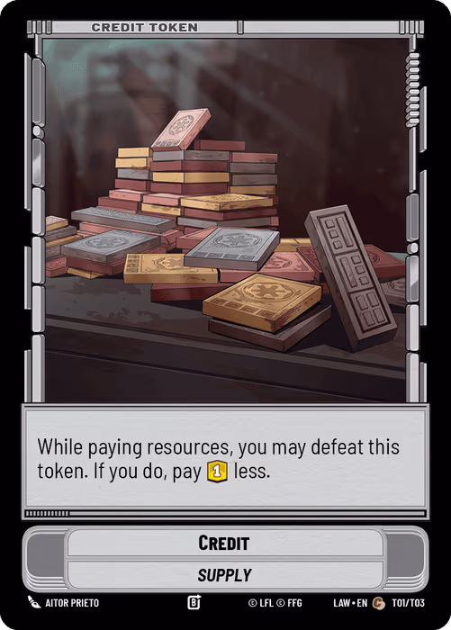 Credit LAW-T01 Star Wars Unlimited card