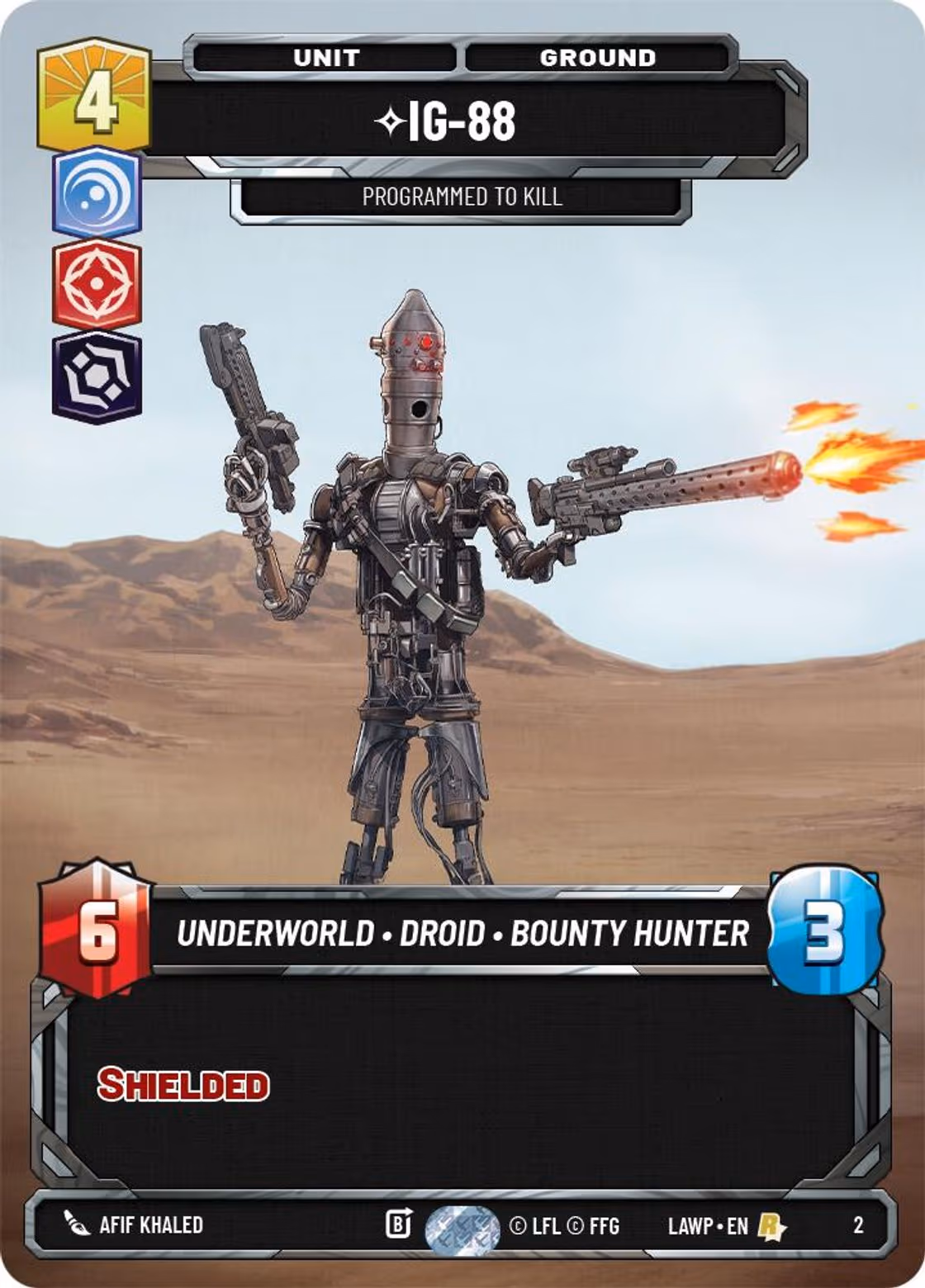 IG-88 - Programmed to Kill LAWOP-02 Star Wars Unlimited card