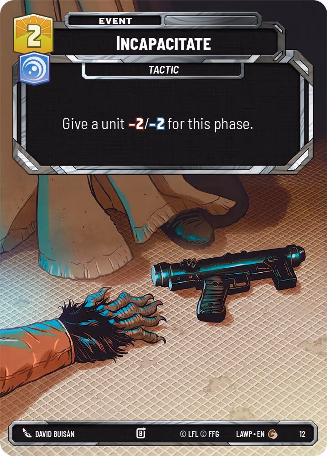Incapacitate LAWOP-12 Star Wars Unlimited card