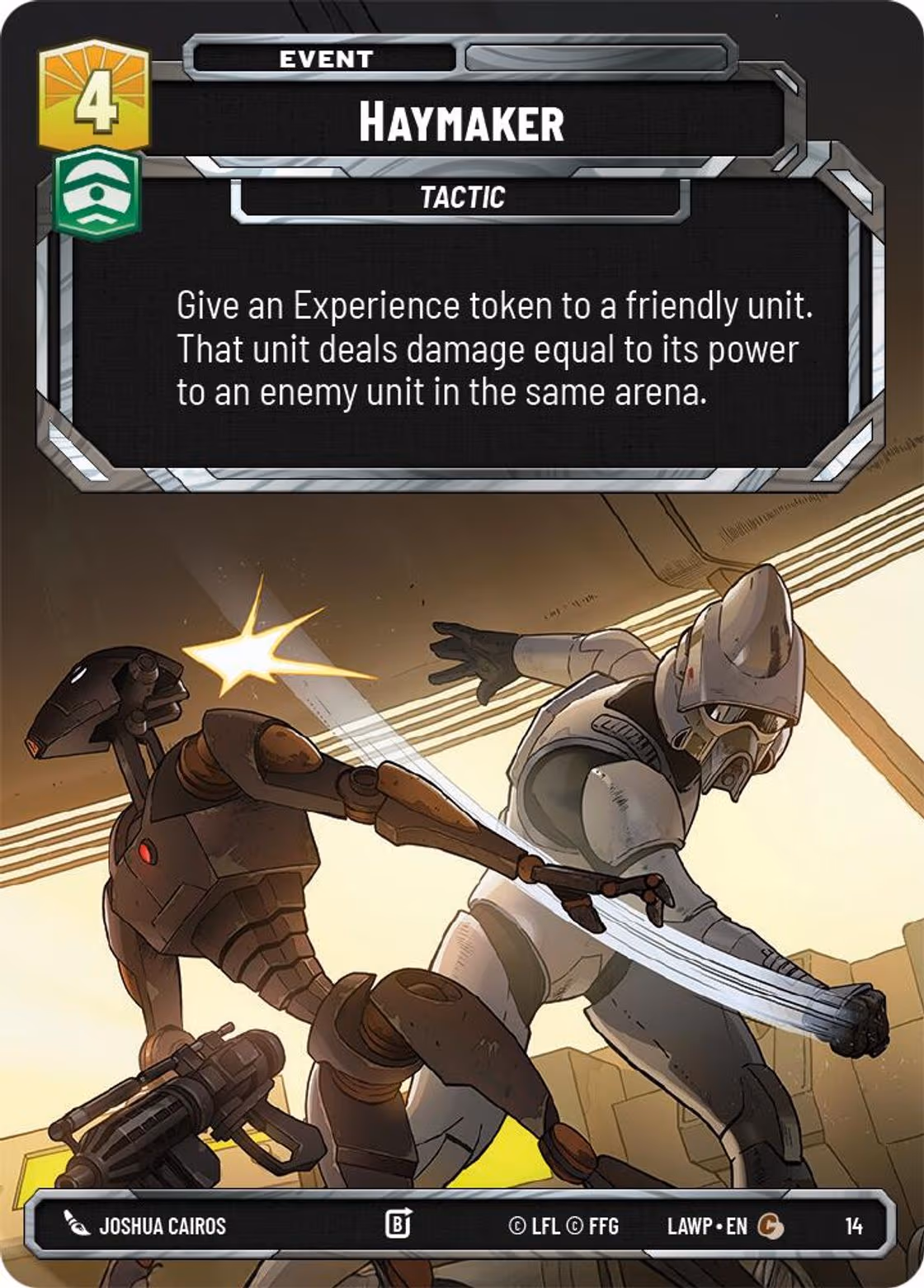 Haymaker LAWOP-14 Star Wars Unlimited card