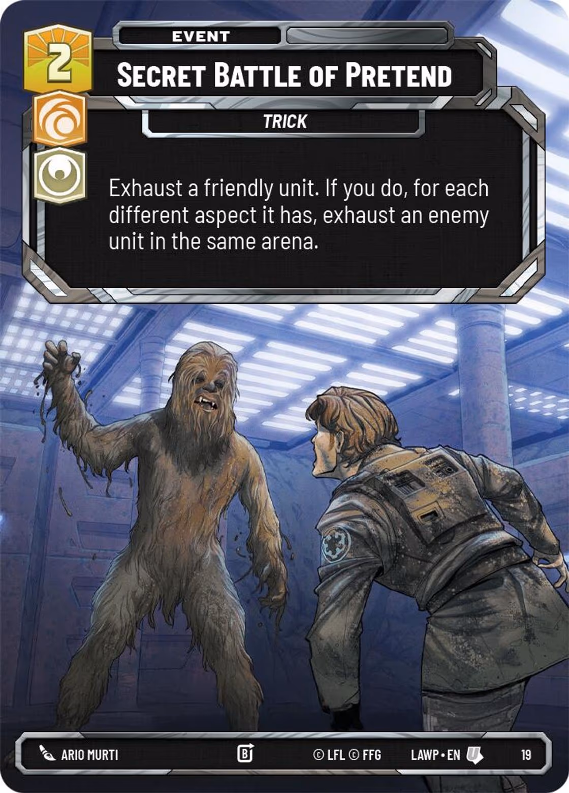 Secret Battle of Pretend LAWOP-19 Star Wars Unlimited card