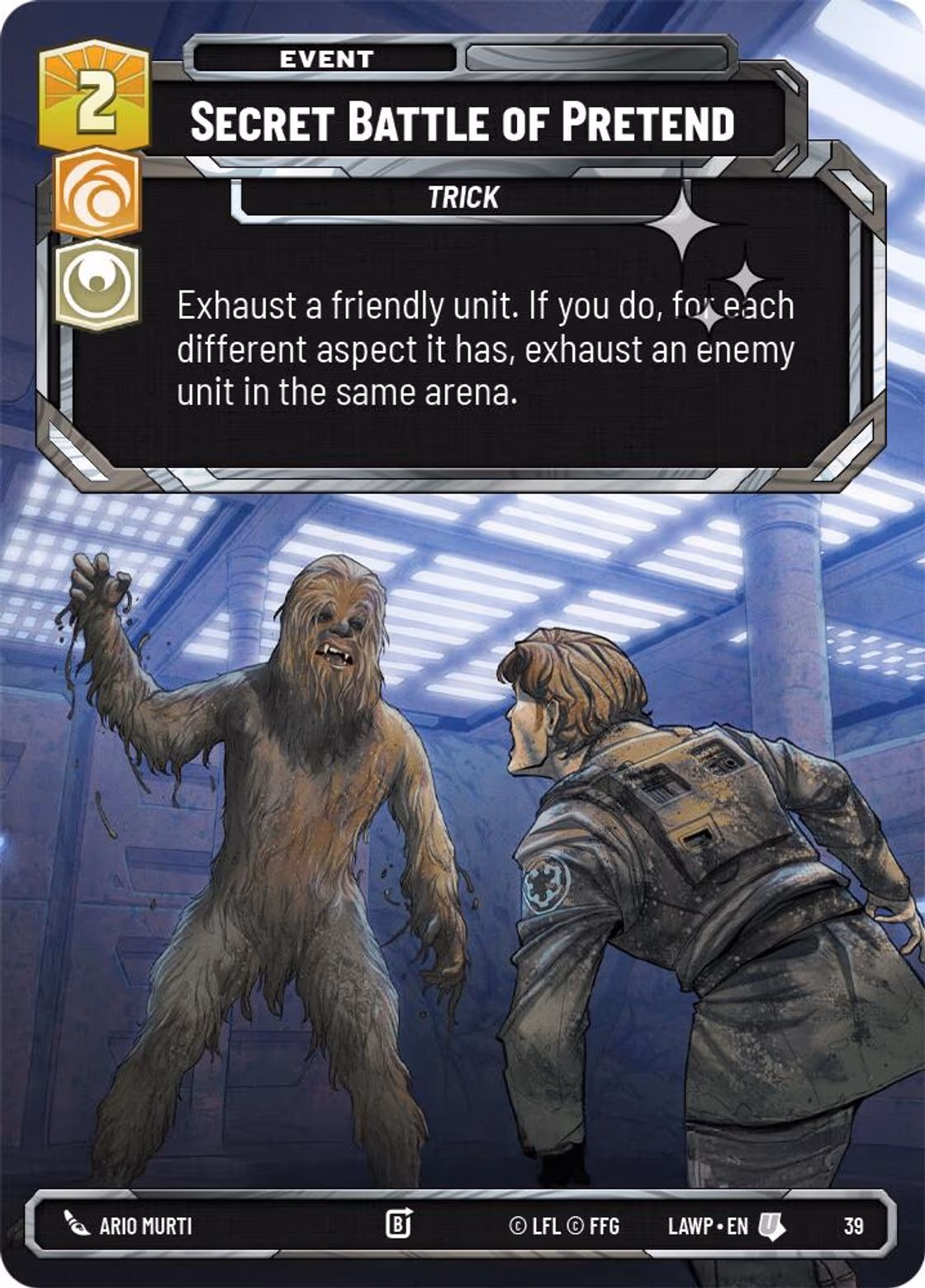 Secret Battle of Pretend LAWOP-39 OP Promo Foil Star Wars Unlimited card