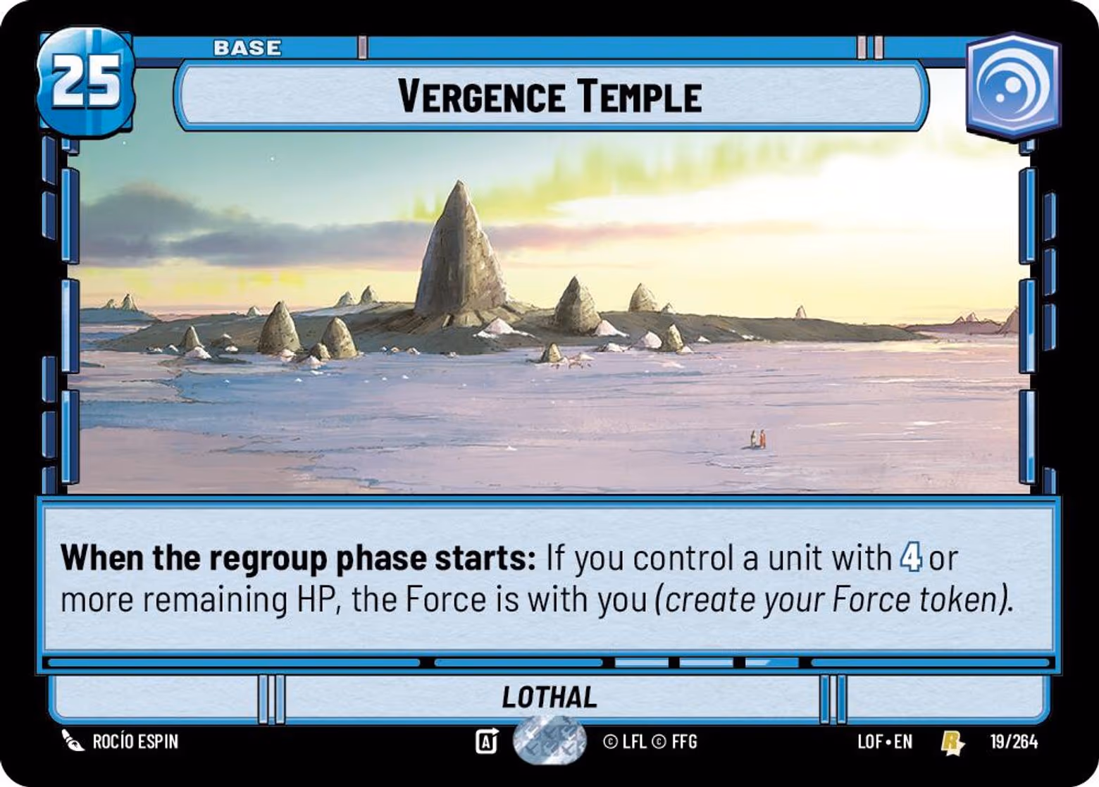 Vergence Temple - Lothal LOF-019 Star Wars Unlimited card