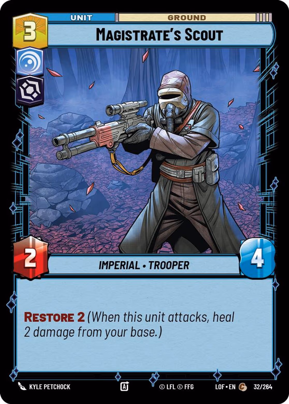 Magistrate's Scout LOF-032 Star Wars Unlimited card