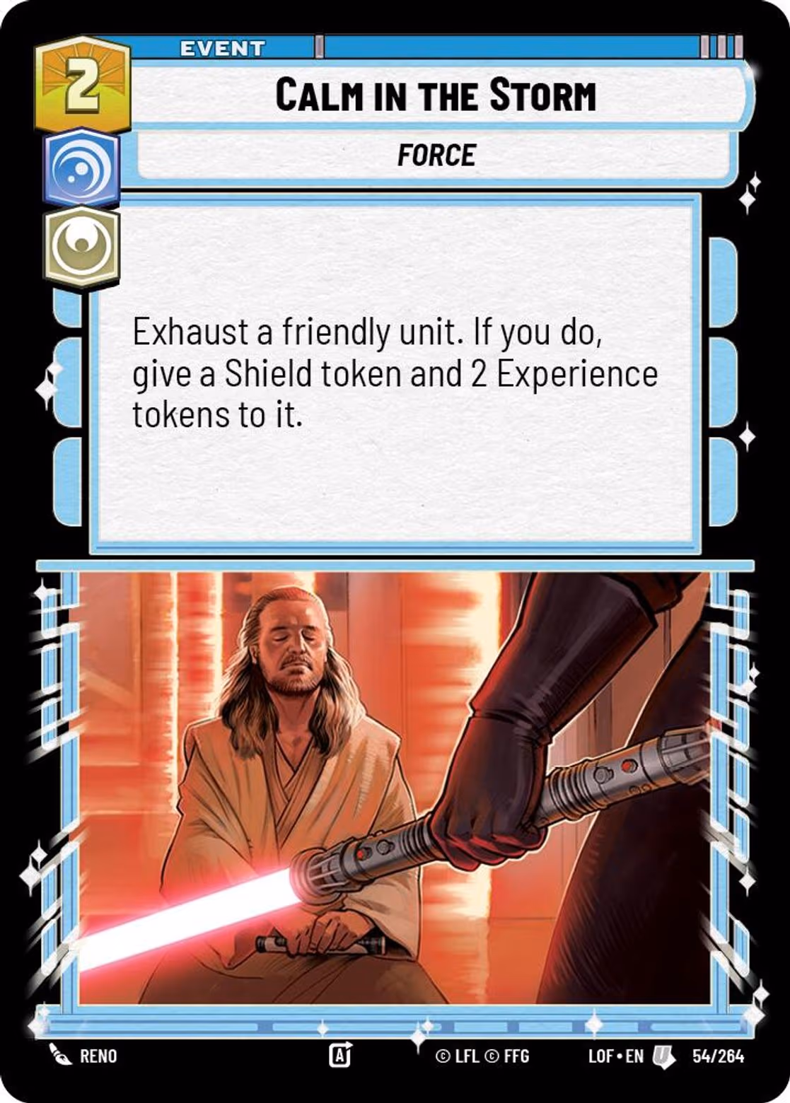 Calm in the Storm LOF-054 Star Wars Unlimited card