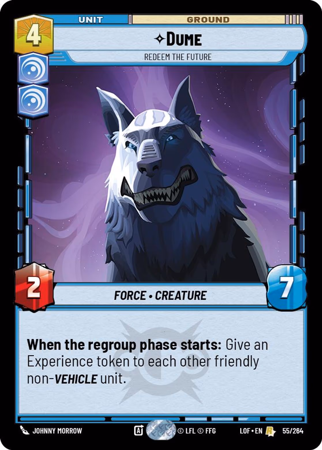 Dume - Redeem the Future LOF-055 Star Wars Unlimited card