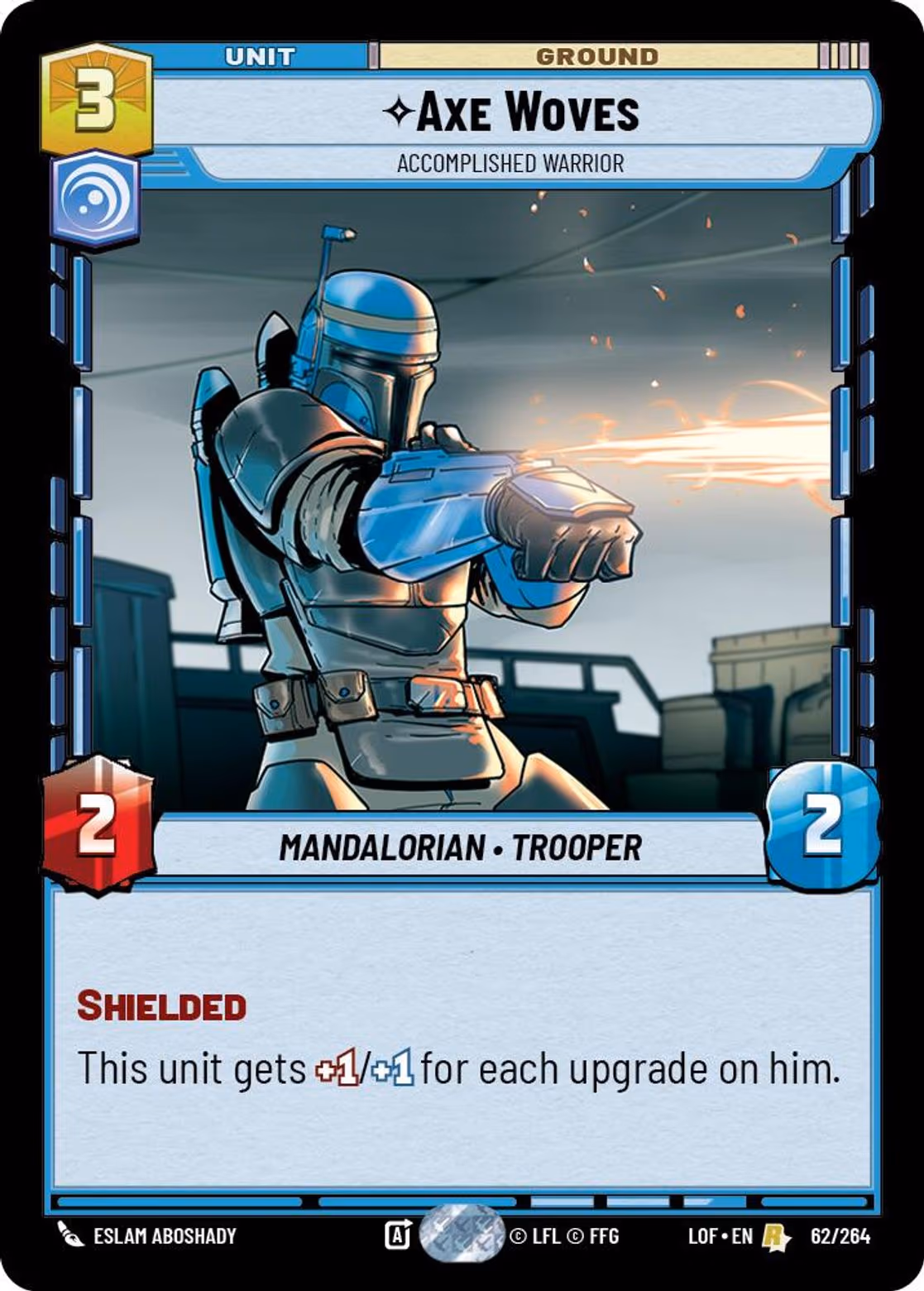 Axe Woves - Accomplished Warrior LOF-062 Star Wars Unlimited card