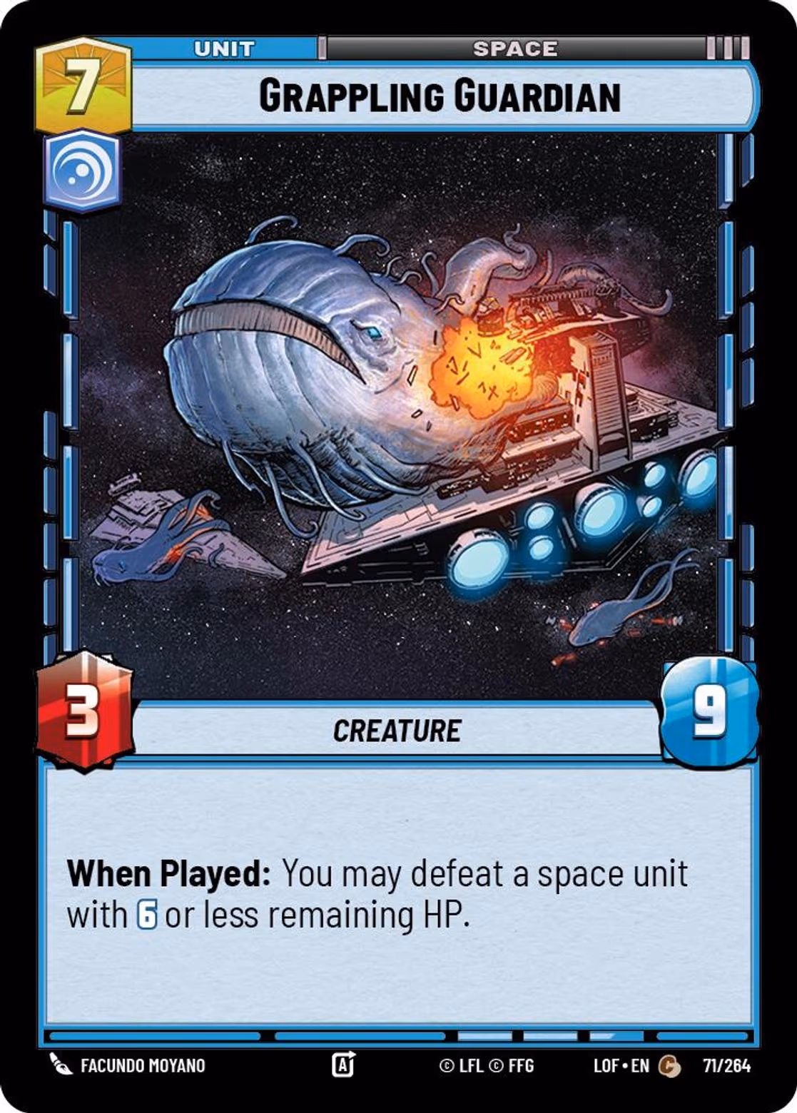 Grappling Guardian LOF-071 Star Wars Unlimited card