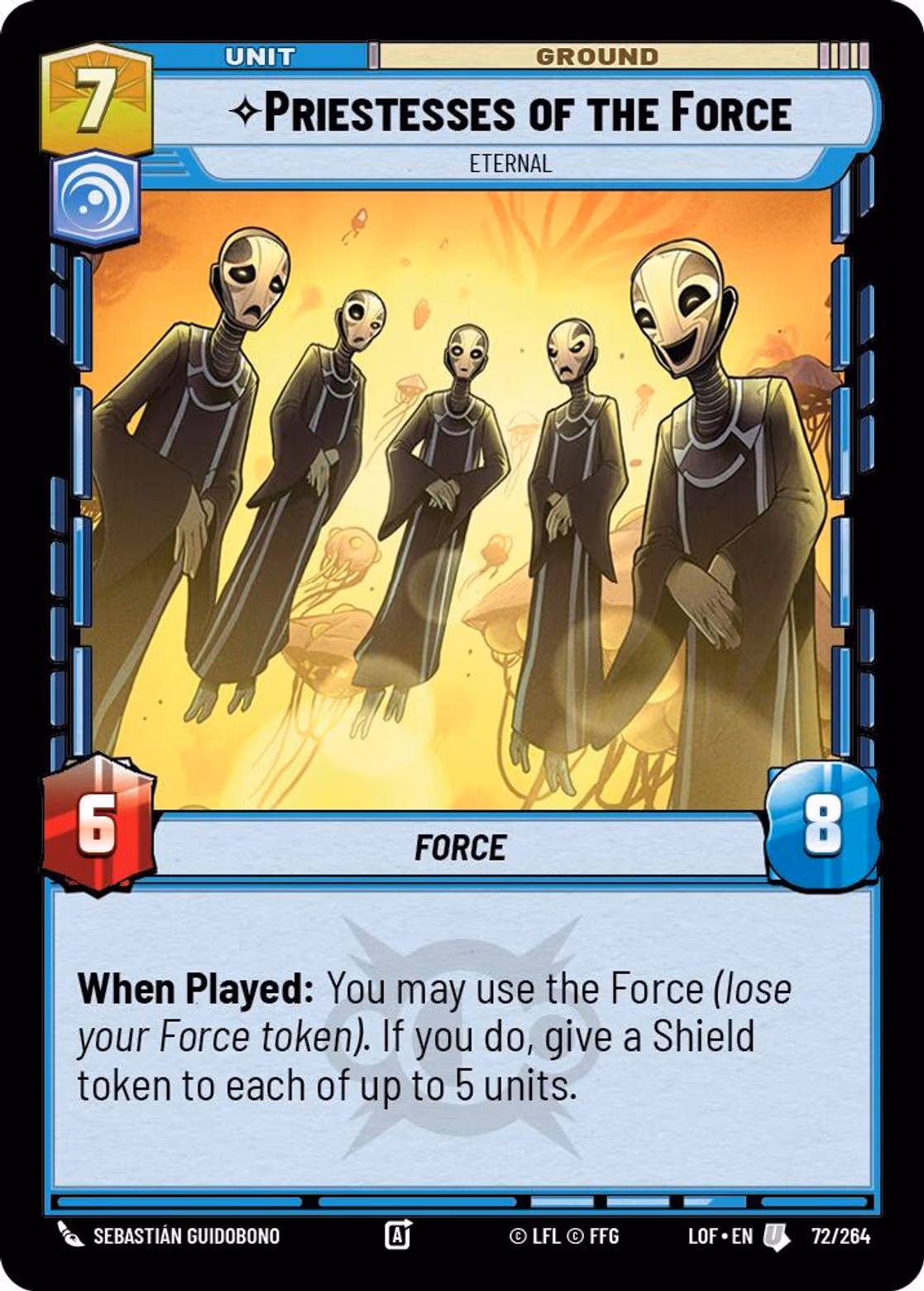 Priestesses of the Force - Eternal LOF-072 Star Wars Unlimited card