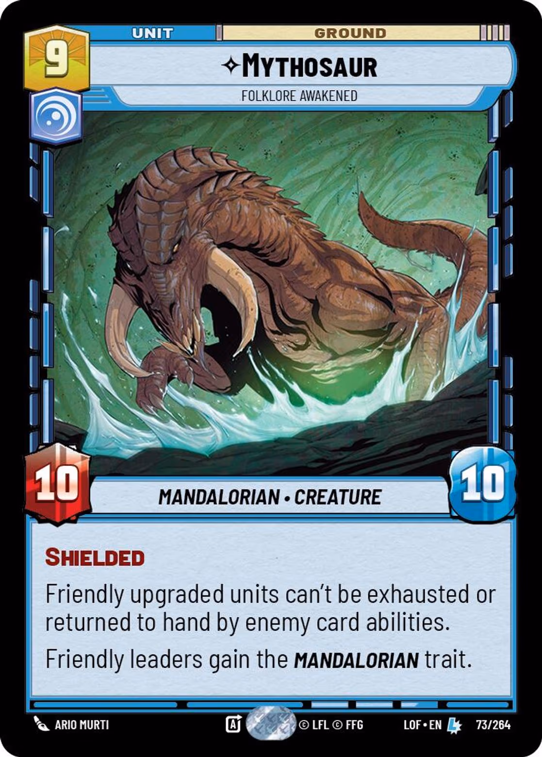Mythosaur - Folklore Awakened LOF-073 Star Wars Unlimited card