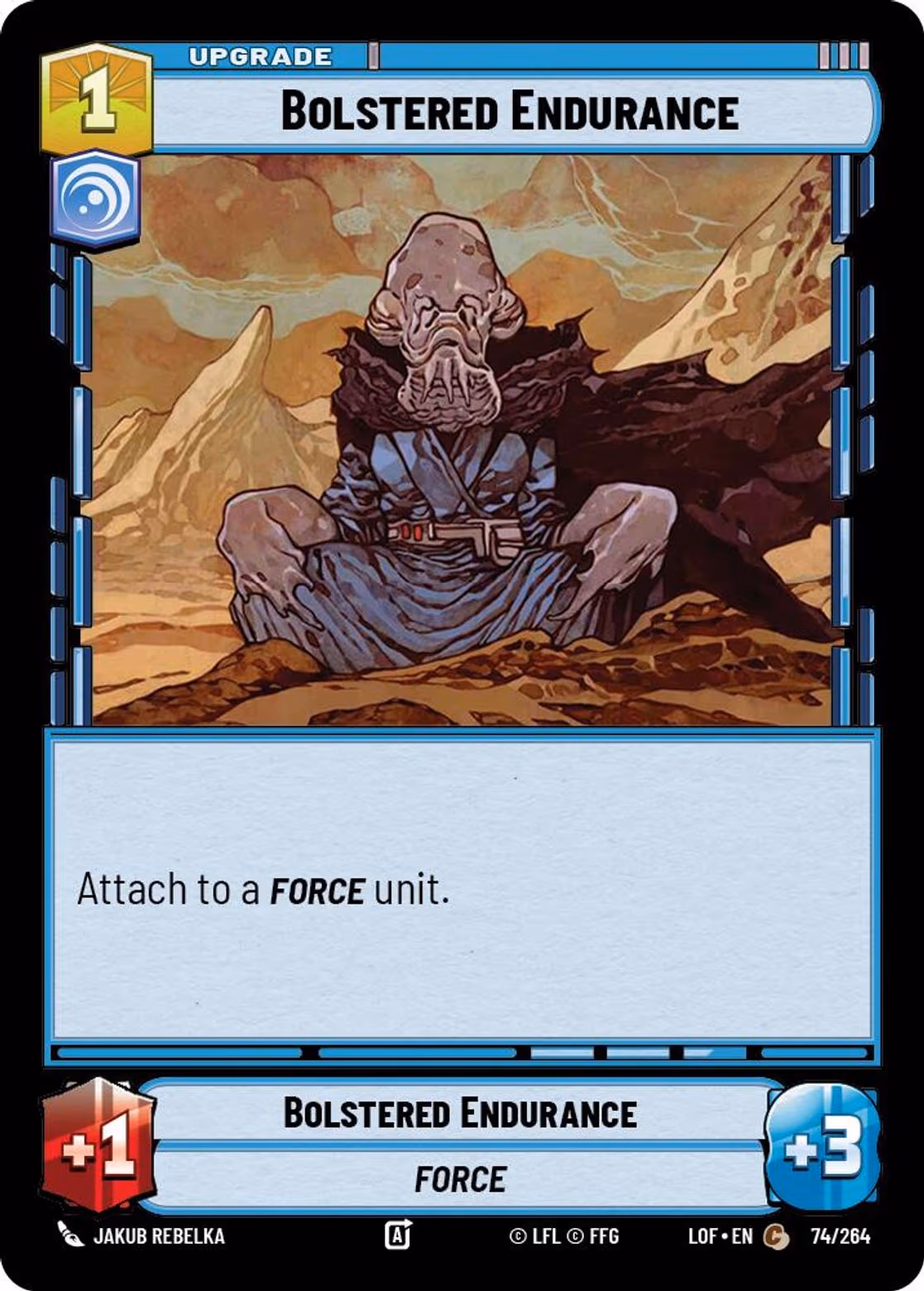 Bolstered Endurance LOF-074 Star Wars Unlimited card