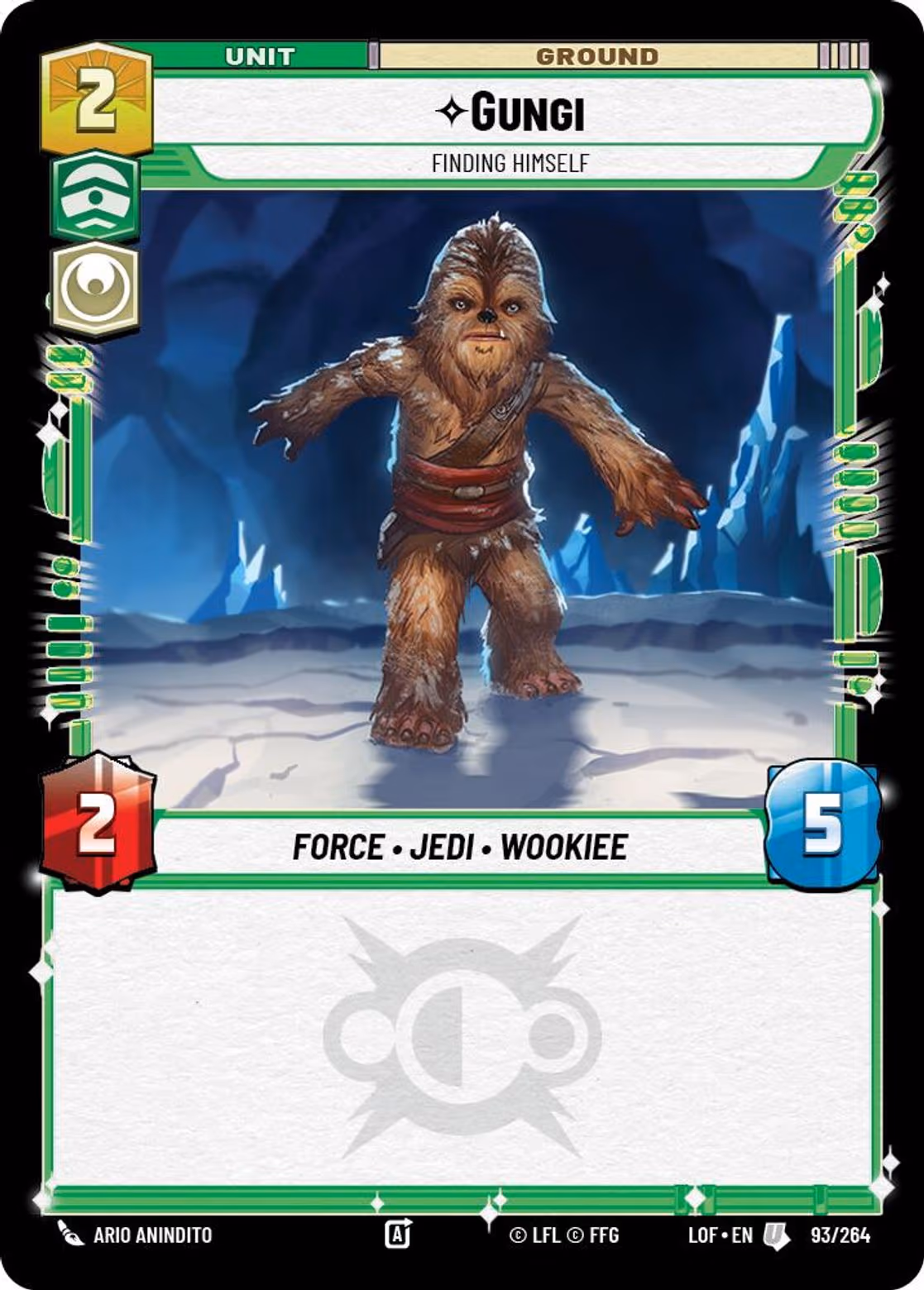 Gungi - Finding Himself LOF-093 Star Wars Unlimited card