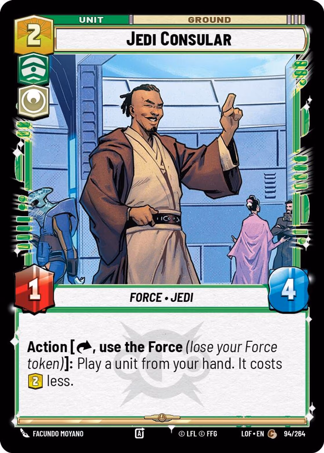 Jedi Consular LOF-094 Star Wars Unlimited card
