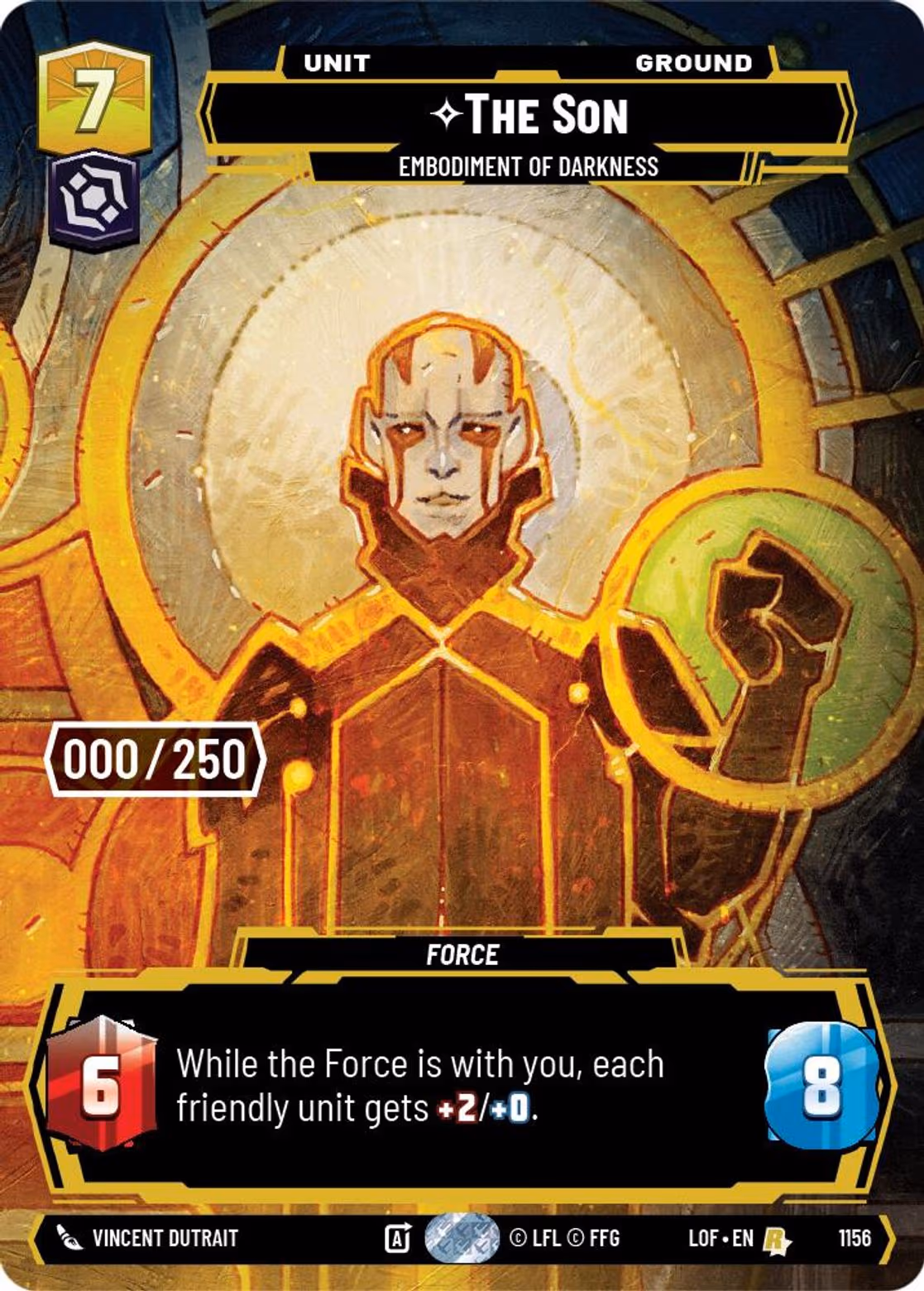 The Son - Embodiment of Darkness LOF-1156 Prestige Serialized Star Wars Unlimited card