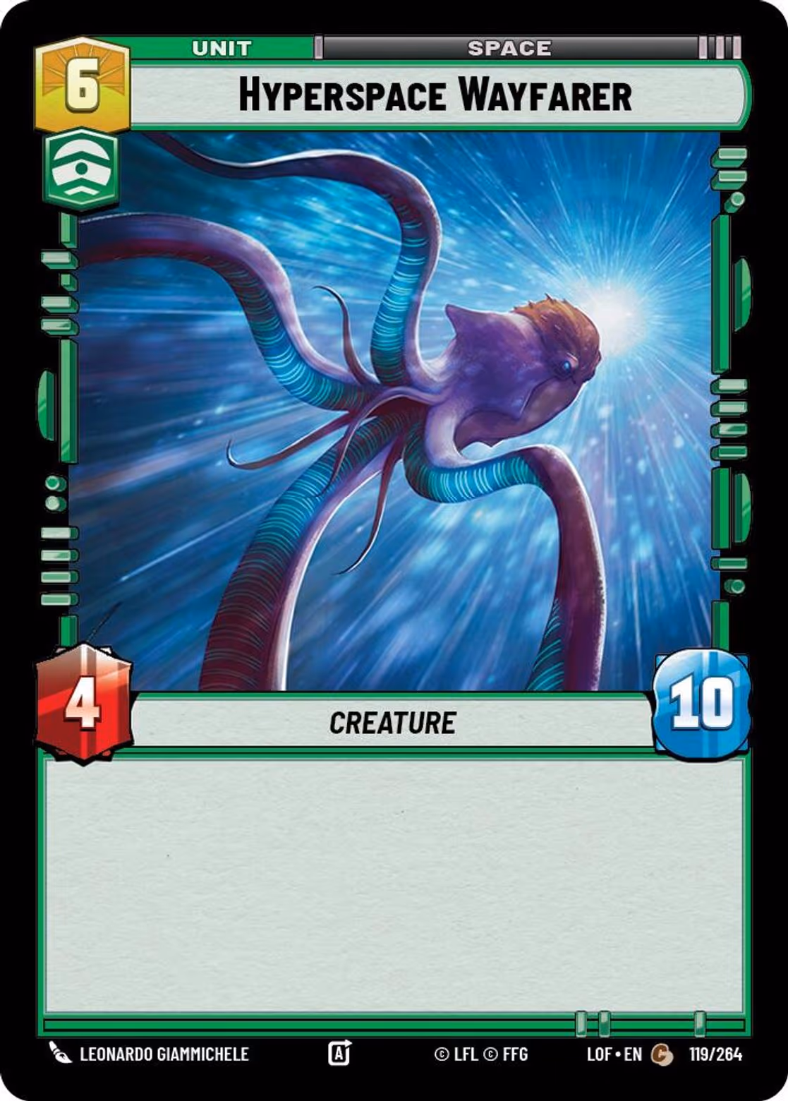 Hyperspace Wayfarer LOF-119 Star Wars Unlimited card