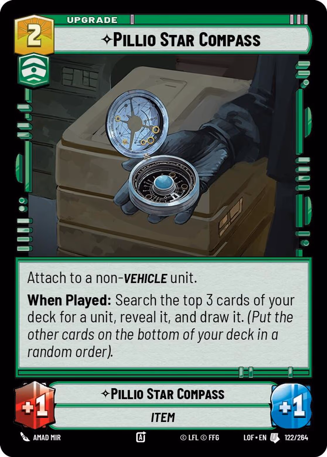 Pillio Star Compass LOF-122 Star Wars Unlimited card