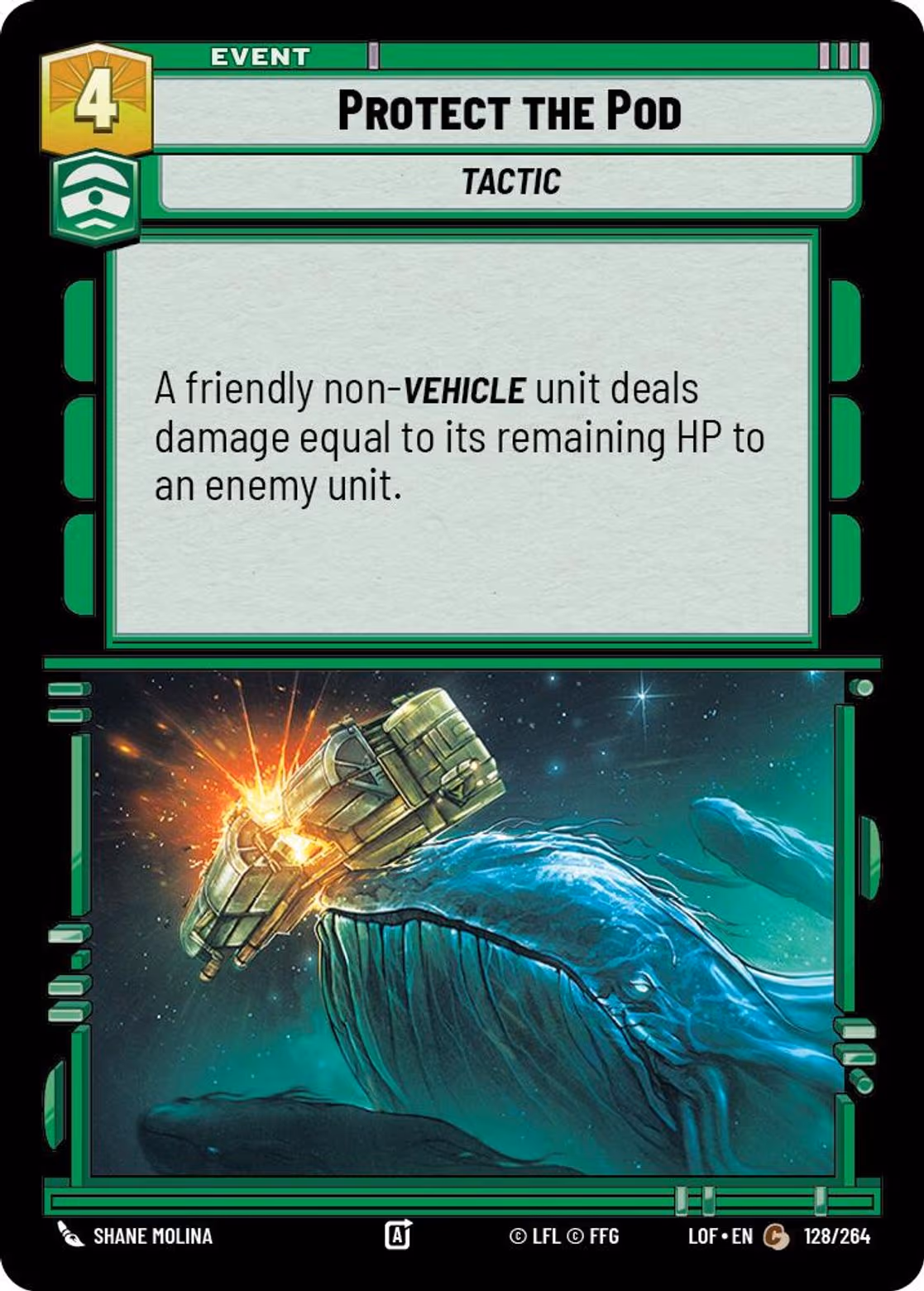 Protect the Pod LOF-128 Star Wars Unlimited card