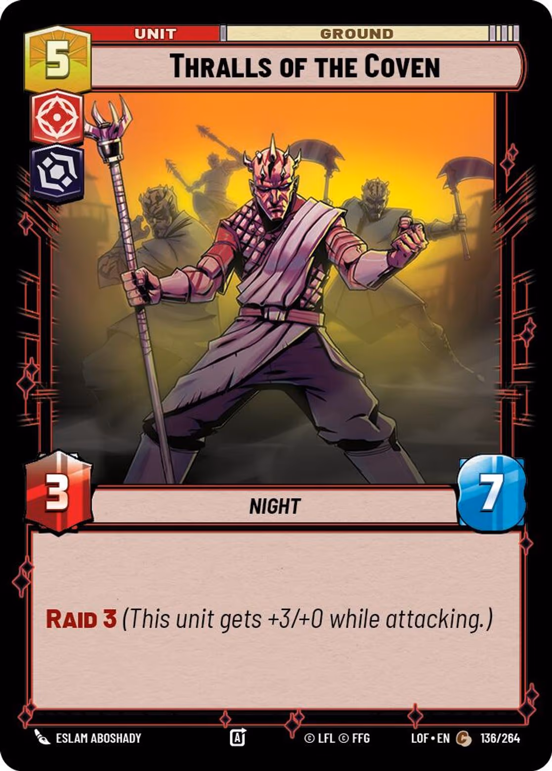 Thralls of the Coven LOF-136 Star Wars Unlimited card