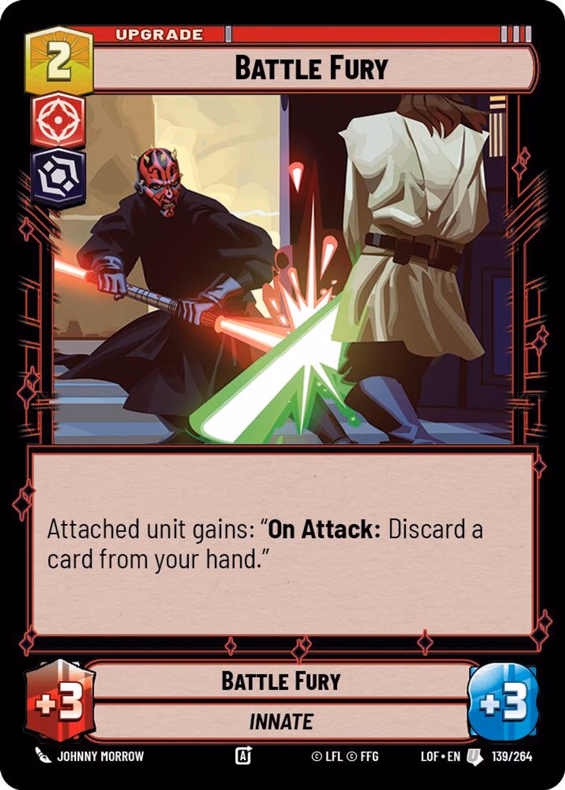 Battle Fury LOF-139 Star Wars Unlimited card