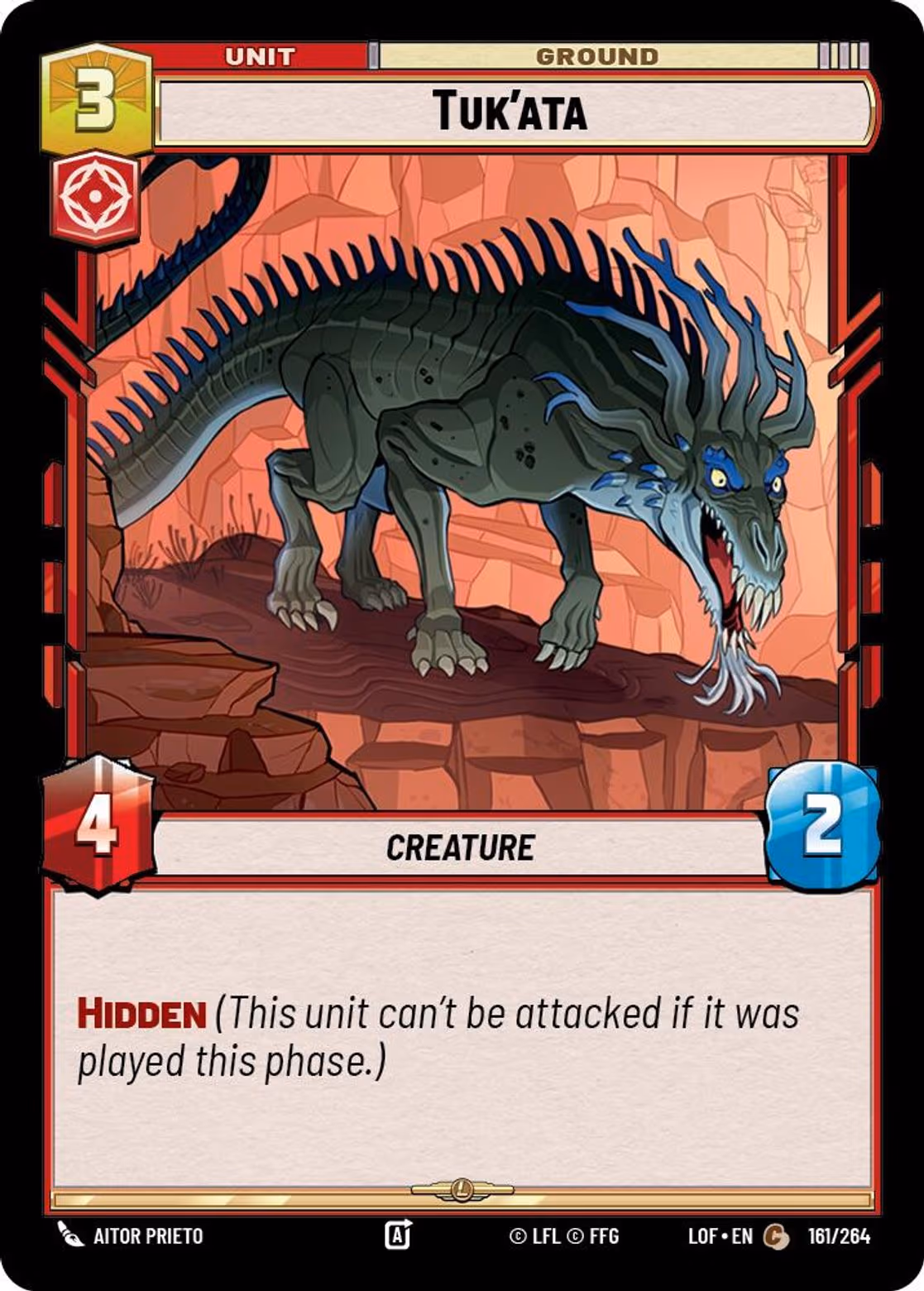 Tuk'ata LOF-161 Star Wars Unlimited card