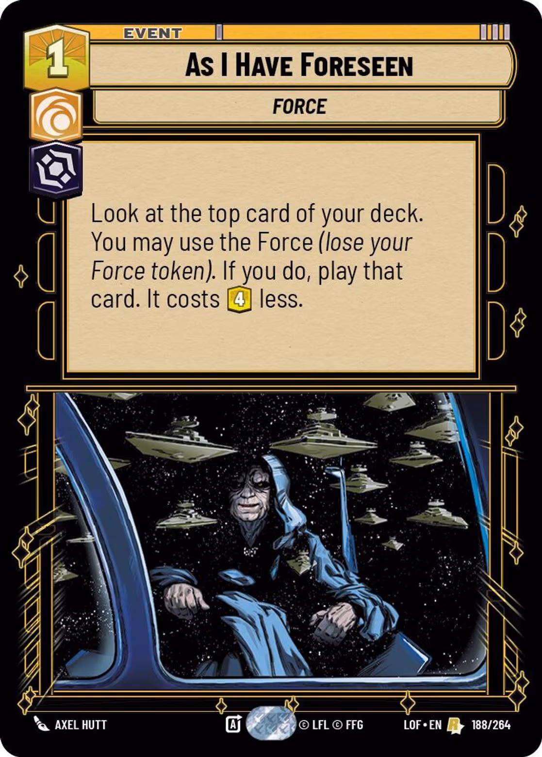 As I Have Foreseen LOF-188 Star Wars Unlimited card