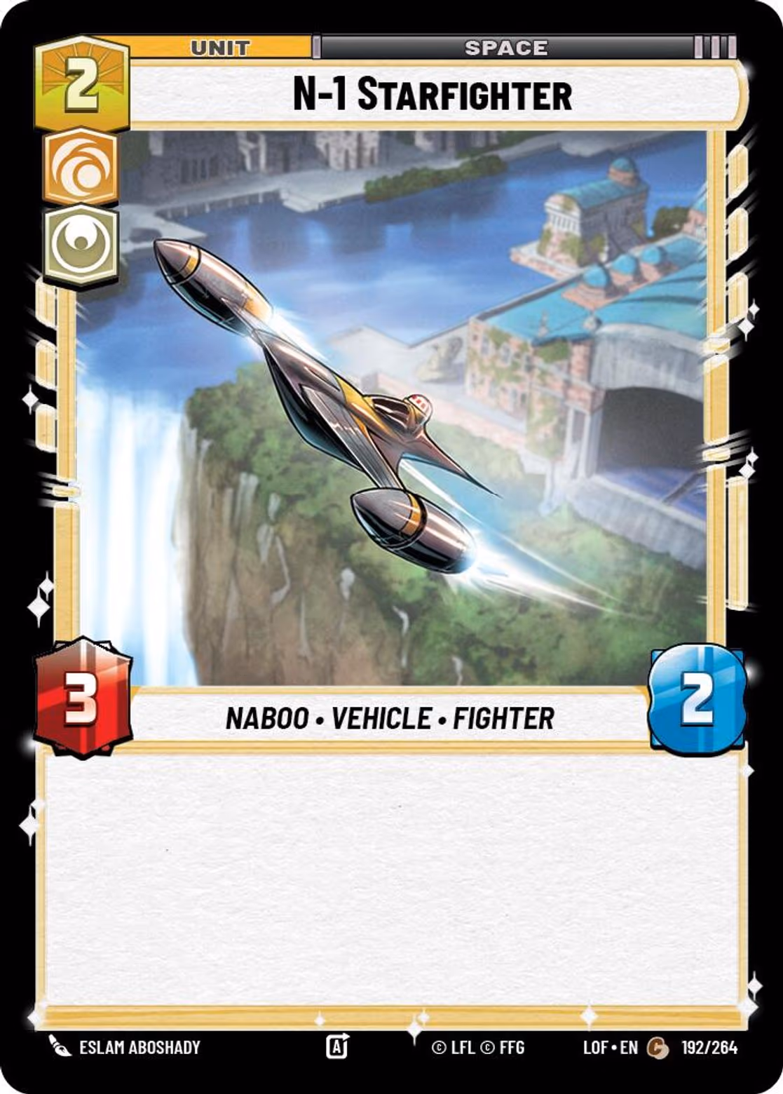 N-1 Starfighter LOF-192 Star Wars Unlimited card