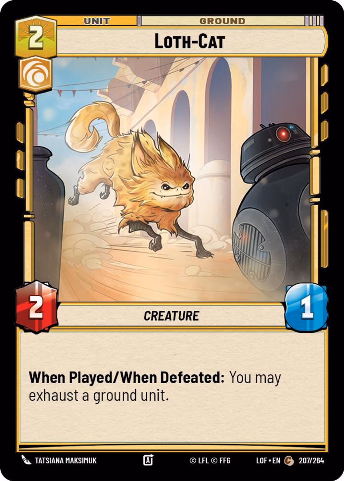 Loth-Cat LOF-207 Star Wars Unlimited card