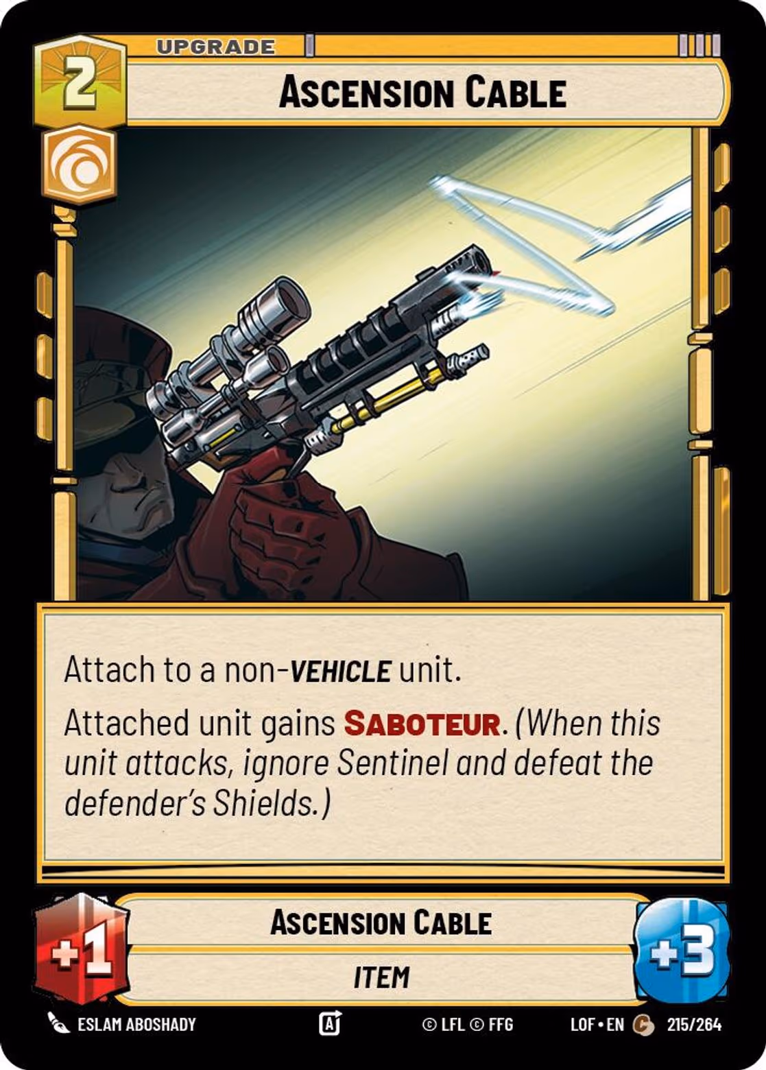 Ascension Cable LOF-215 Star Wars Unlimited card