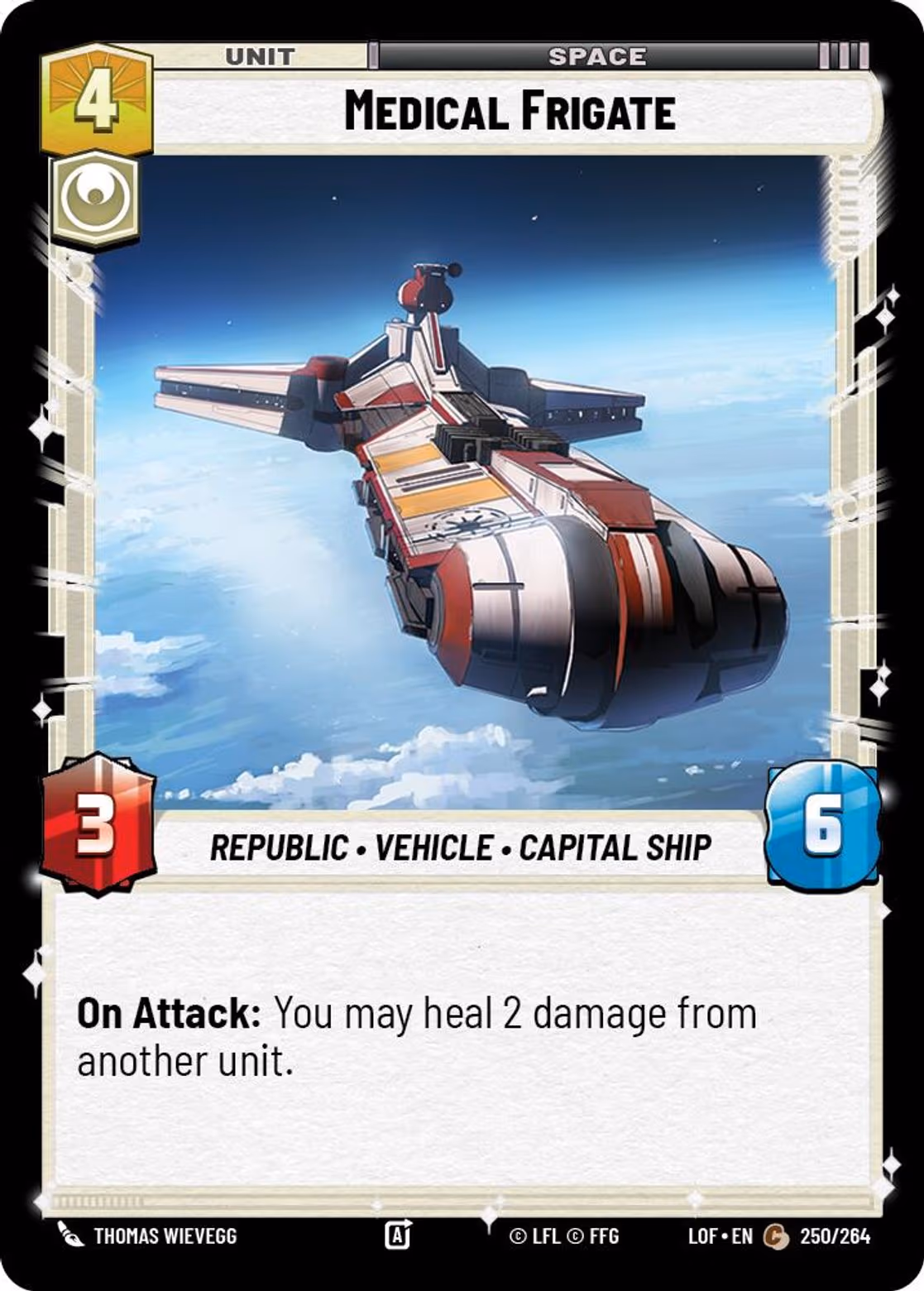Medical Frigate LOF-250 Star Wars Unlimited card