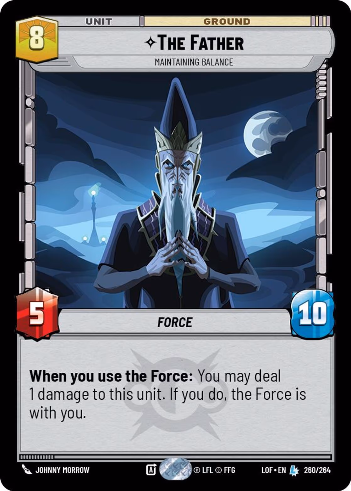 The Father - Maintaining Balance LOF-260 Star Wars Unlimited card