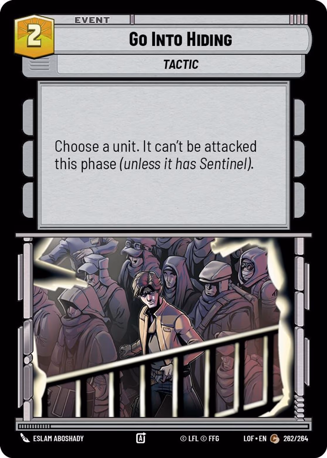 Go Into Hiding LOF-262 Star Wars Unlimited card