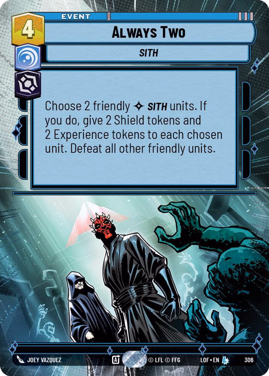 Always Two LOF-306 Hyperspace Star Wars Unlimited card
