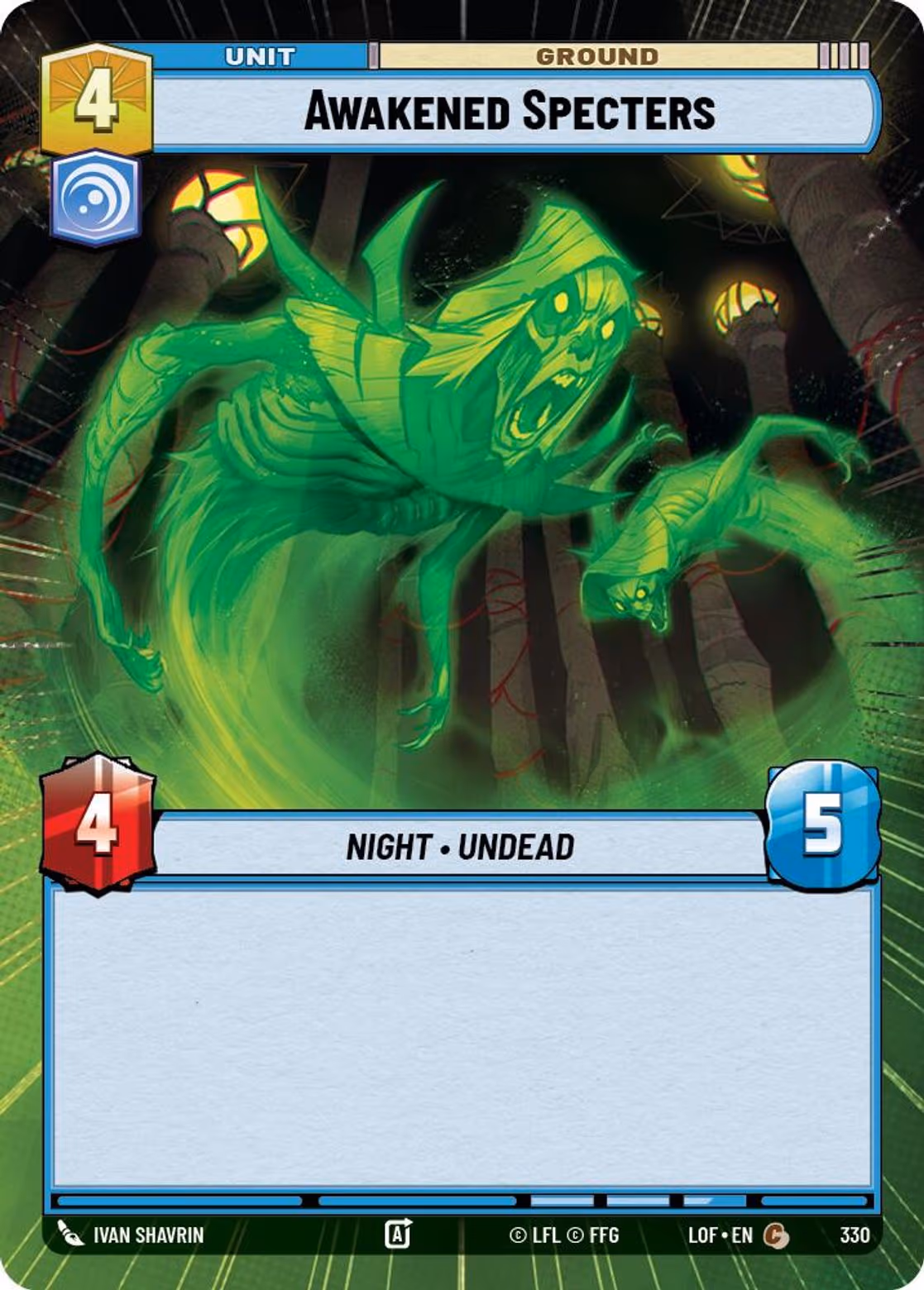 Awakened Specters LOF-330 Hyperspace Star Wars Unlimited card
