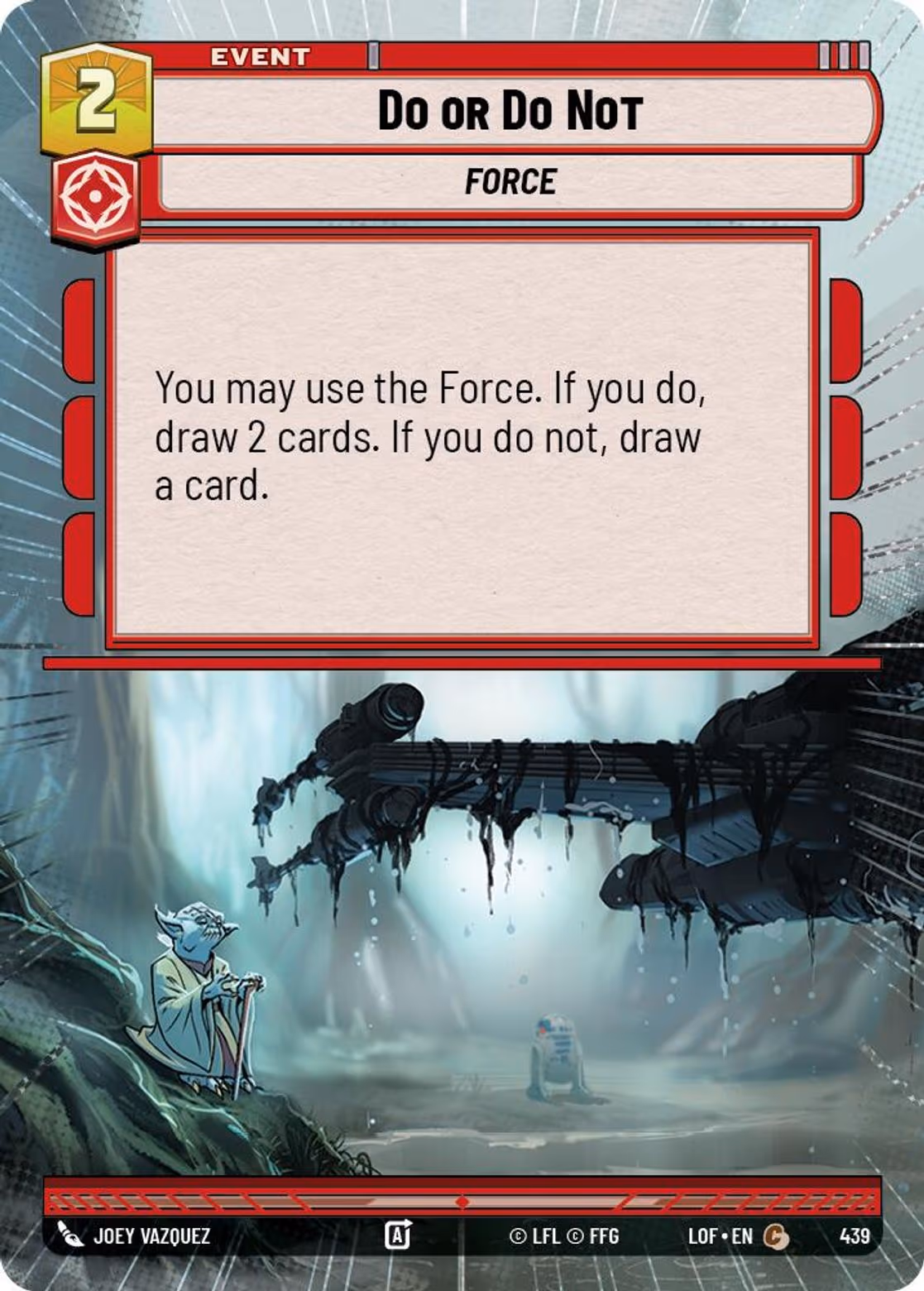 Do or Do Not LOF-439 Hyperspace Star Wars Unlimited card