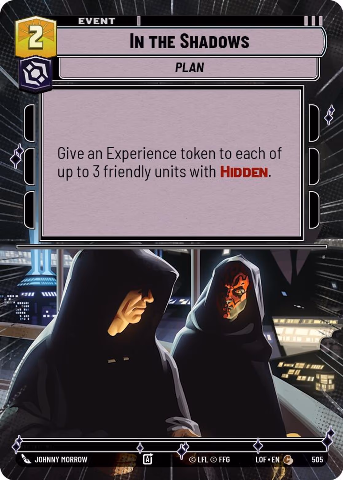 In the Shadows LOF-505 Hyperspace Star Wars Unlimited card
