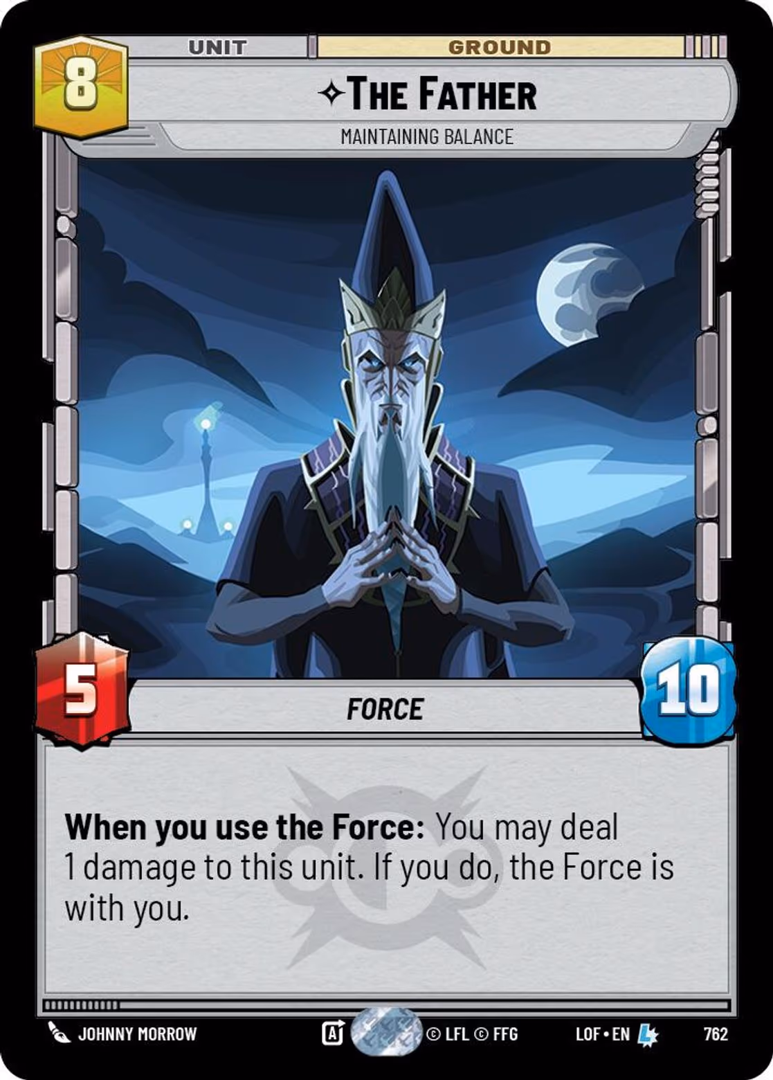 The Father - Maintaining Balance LOF-762 Foil Star Wars Unlimited card